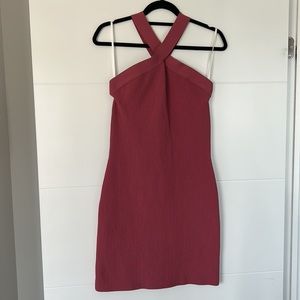 Babaton Sculpt Knit Criss Cross Dress